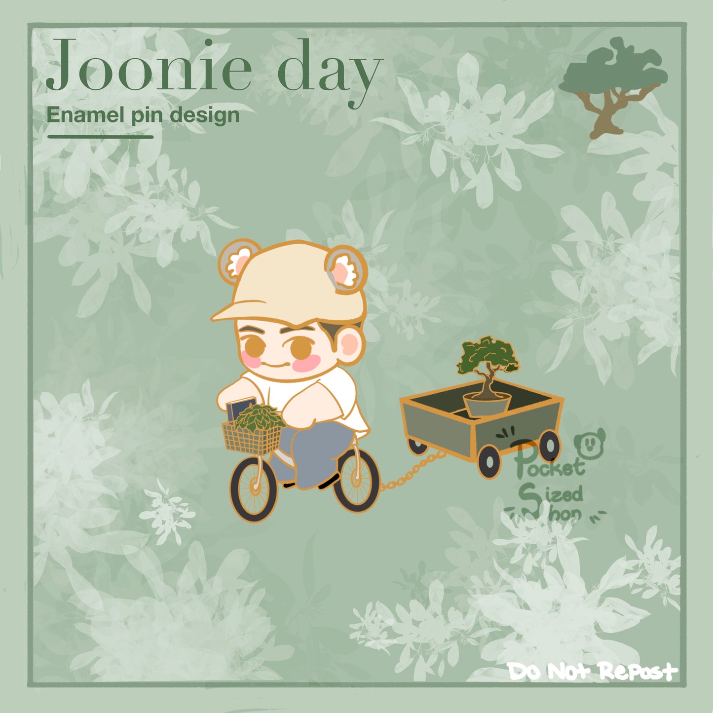 Joon Day enamel pin