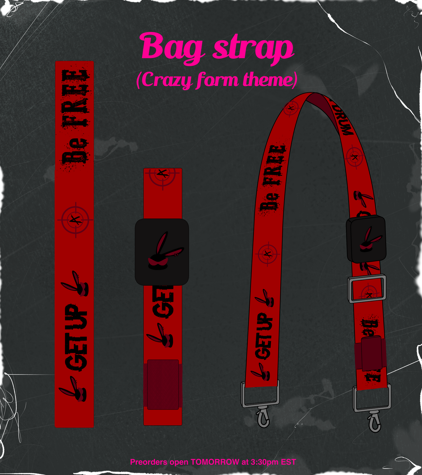 Express your ATINY spirit with our MITO-themed bag strap – a nod to ATEEZ’s crazy bunny! Elevate your bag game and show off your love for ATEEZ. Limited edition – grab yours now! 🐰 #MITOStrap #ATEEZMerch #ATINYFashion