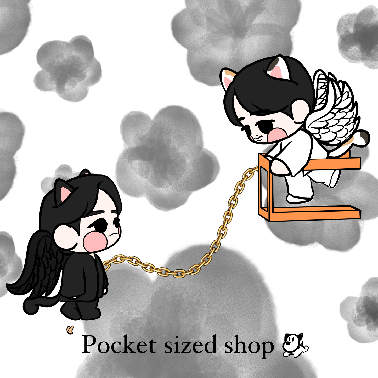 BTS Jimin and Suga Black and white swans (Instock )