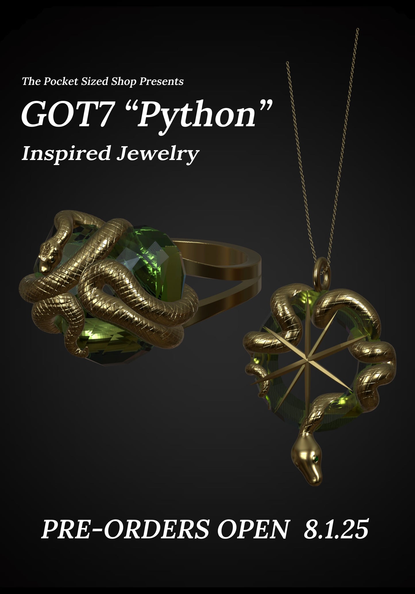 GOT7 Python Jewelry Collection ( ⚡Lightning Preorder)