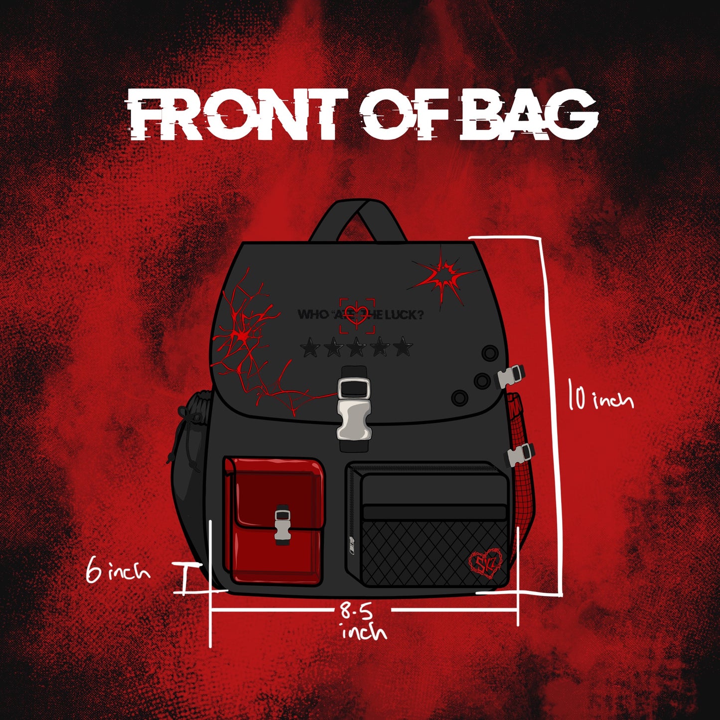 Stray Kids “ATE x Hop” Inspired Bag + Mini purse/Wallet