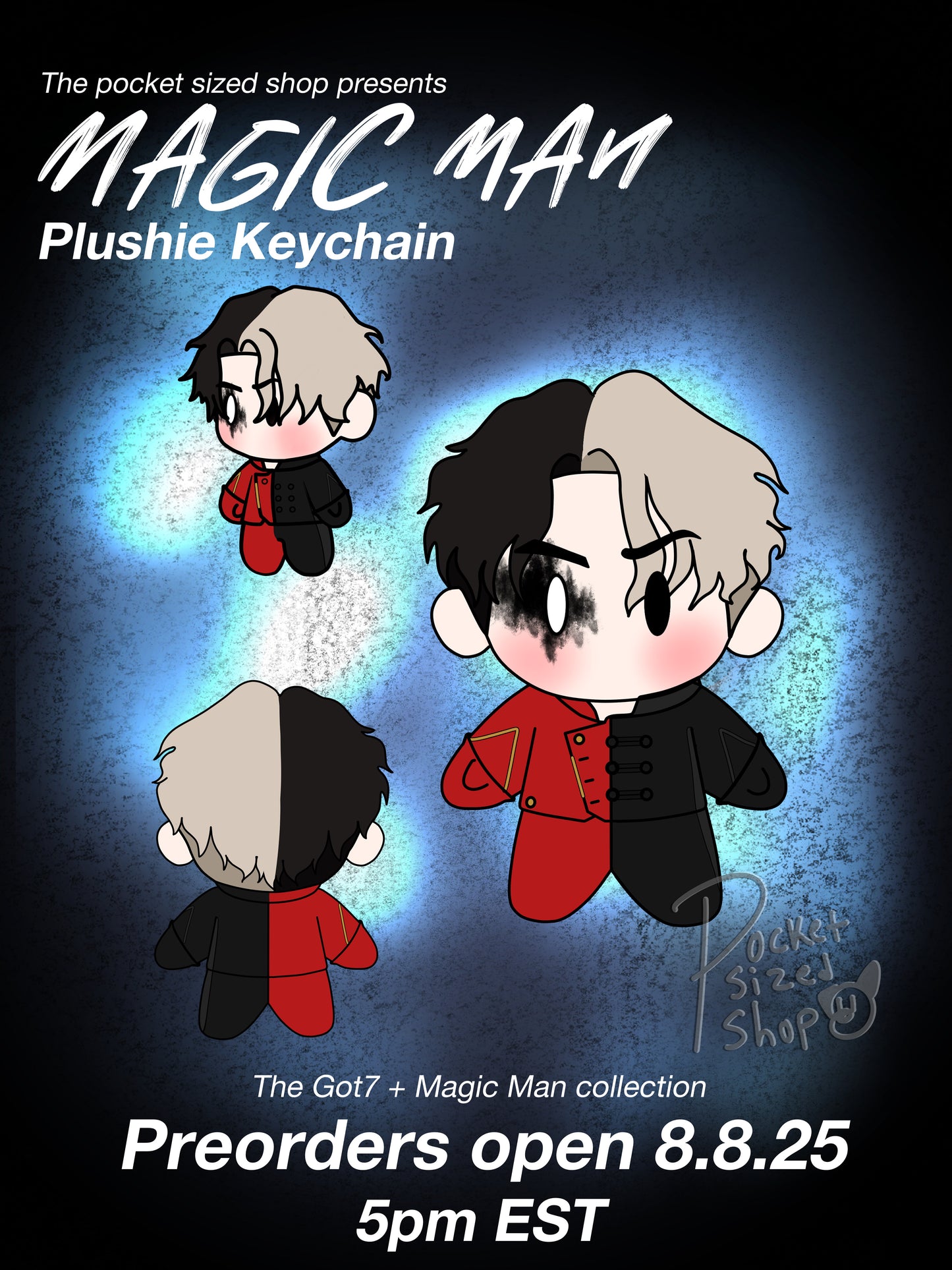 Jackson wang “MAGIC MAN”Plushie (⚡LIGHTNING PREORDER)