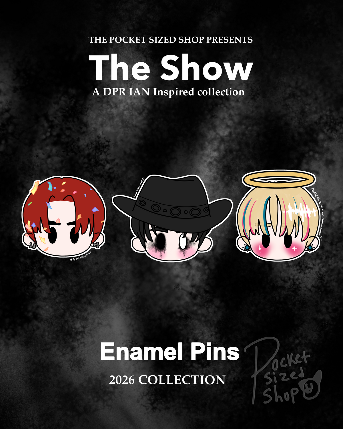 DPR IAN “The Show” Trio Enamel Pins (⚡️LIGHTNING PREORDER)