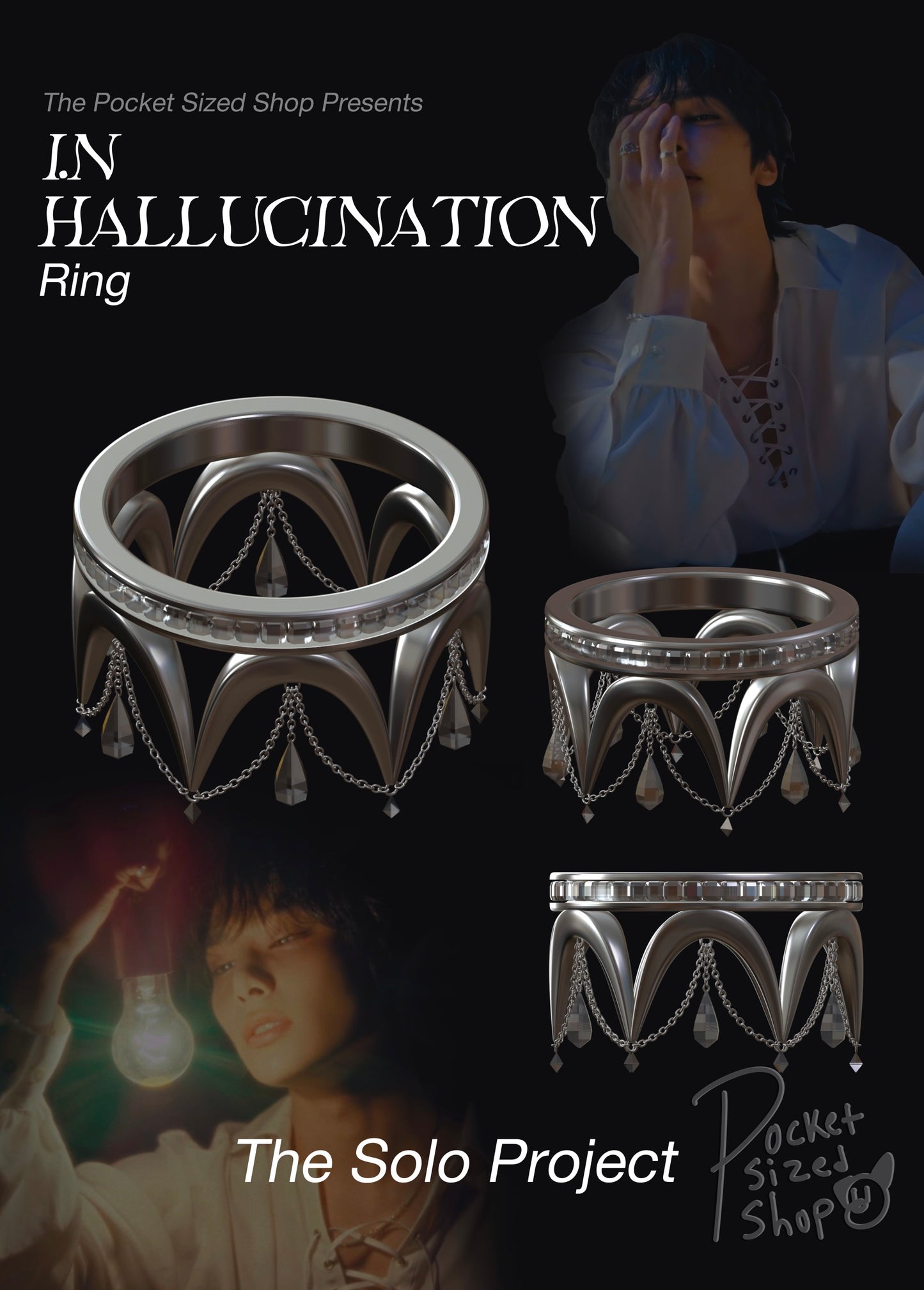 SKZ "Hallucination" I.N Inspired ring (⚡Lightning Preorder)