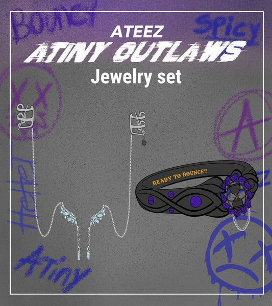 ATEEZ BOUNCY jewelry set