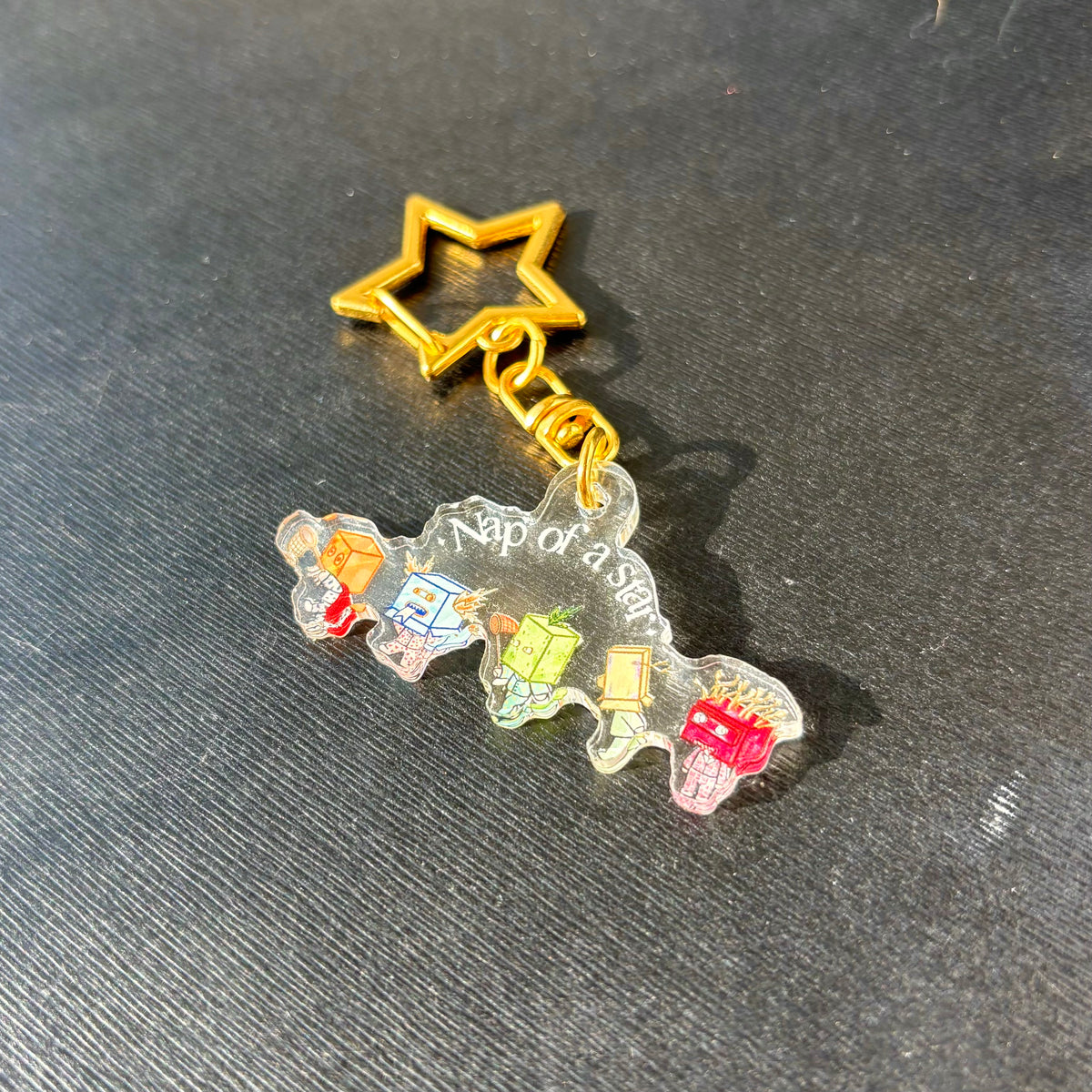 Nap of a Star keychain
