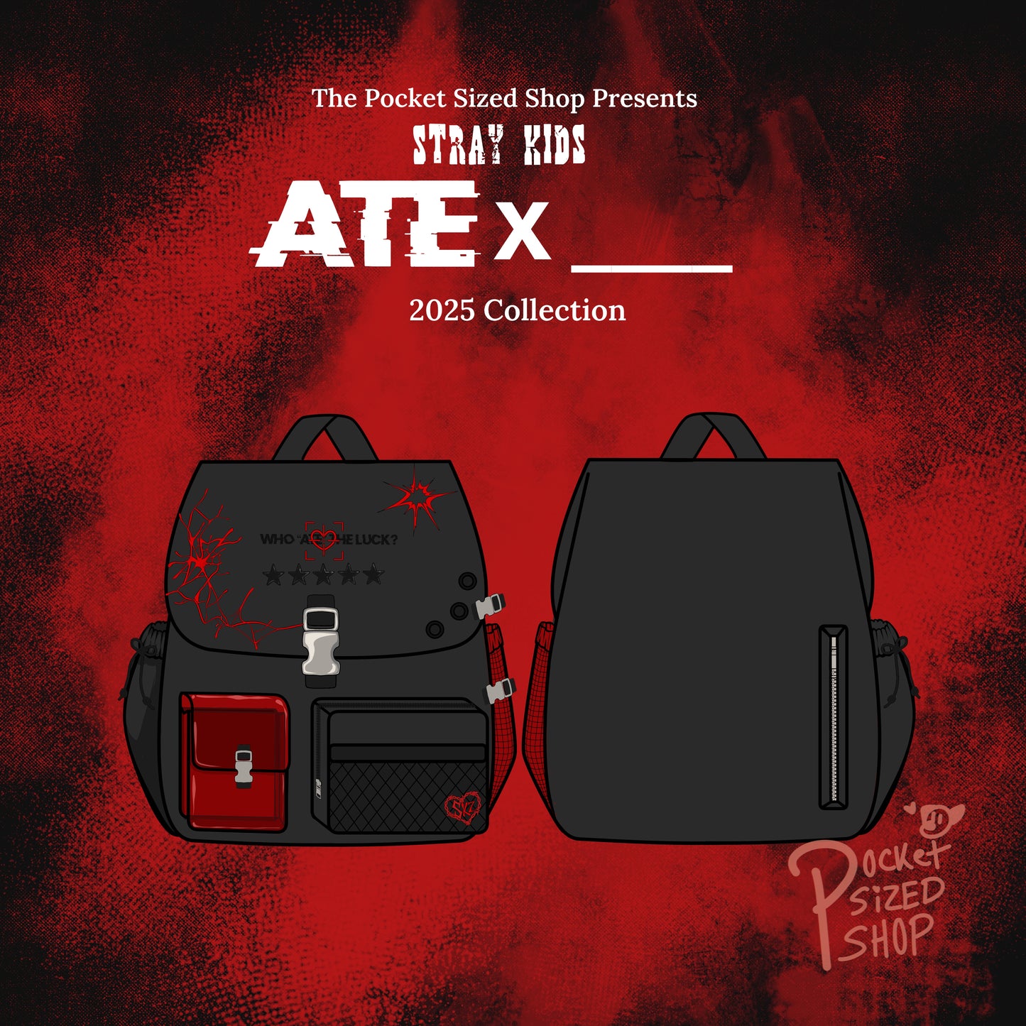Stray Kids “ATE x Hop” Inspired Bag + Mini purse/Wallet (⚡️LIGHTNING PREORDER)