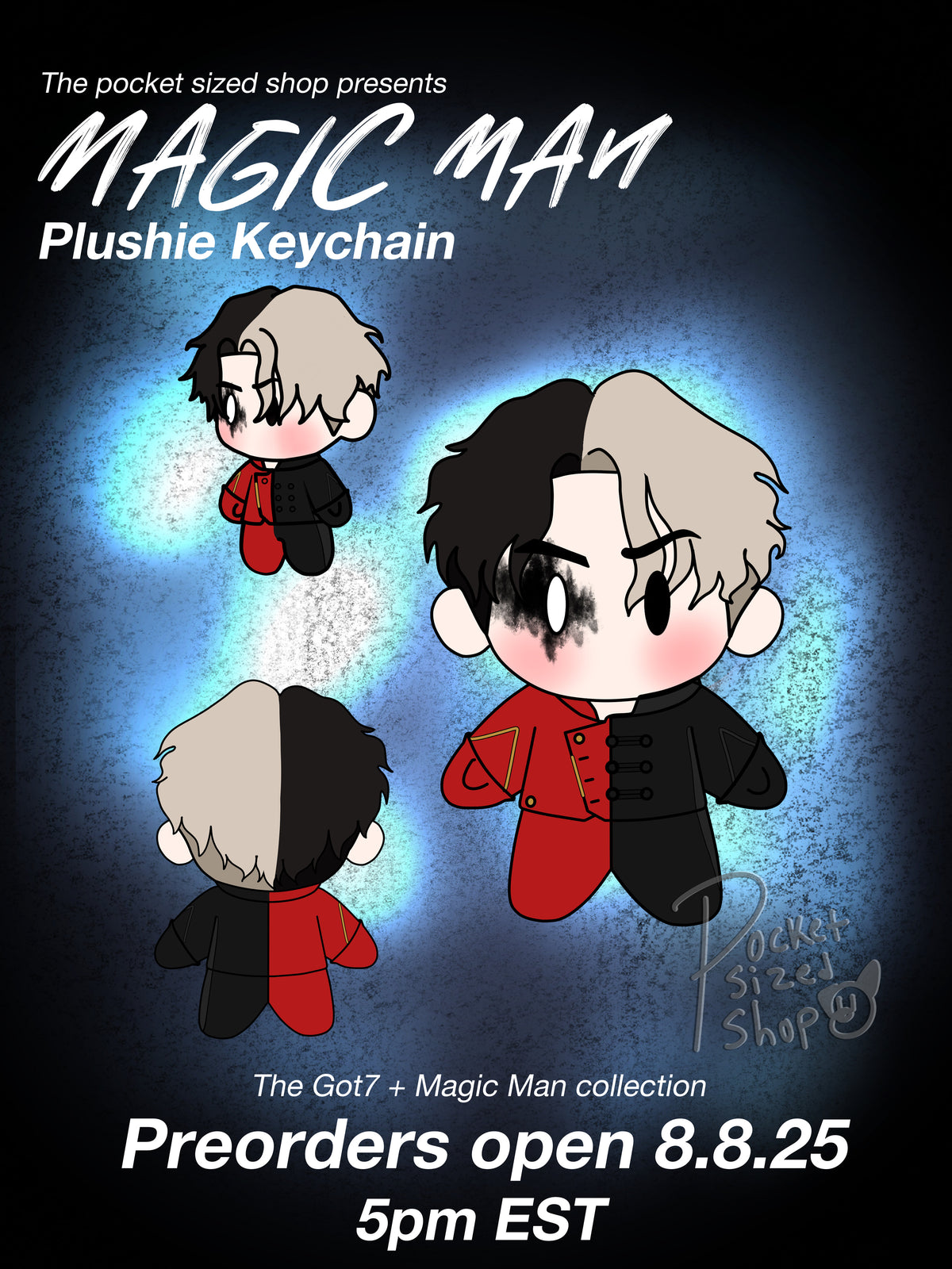 Jackson wang “MAGIC MAN”Plushie – Pocket Sized Shop