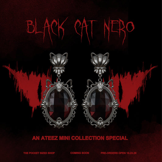 Black Cat Nero Earrings (LIGHTNING PREORDER⚡️)