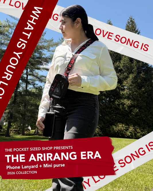 BTS “The ARIRANG Era” Mini Wallet purse + Lanyard