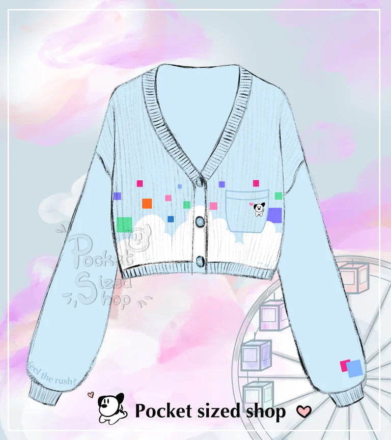 TXT Blue Hour Cardigan [Cropped vers.]