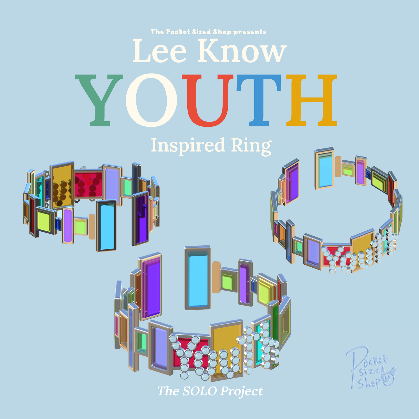 SKZ "YOUTH" LEE KNOW Inspired ring ( ⚡Lightning Preorder)
